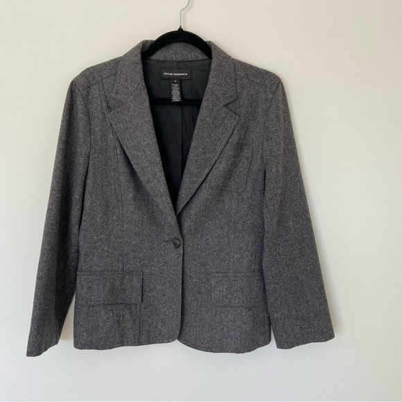 Club Monaco Wool Blazer in Charcoal Grey size 10 - Picture 10 of 11